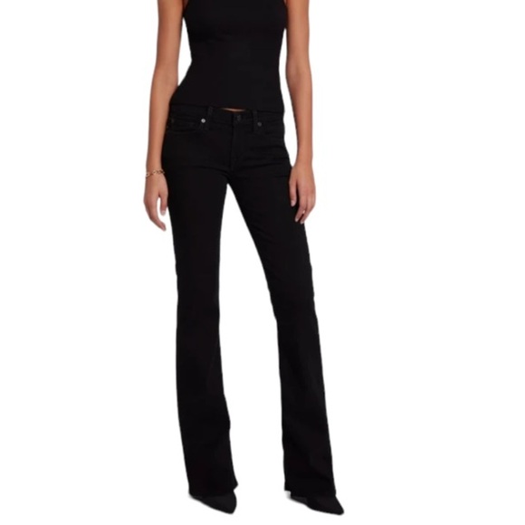 7 For All Mankind Velvet Boot Cut Jeans Sz 28 Women - Picture 1 of 9
